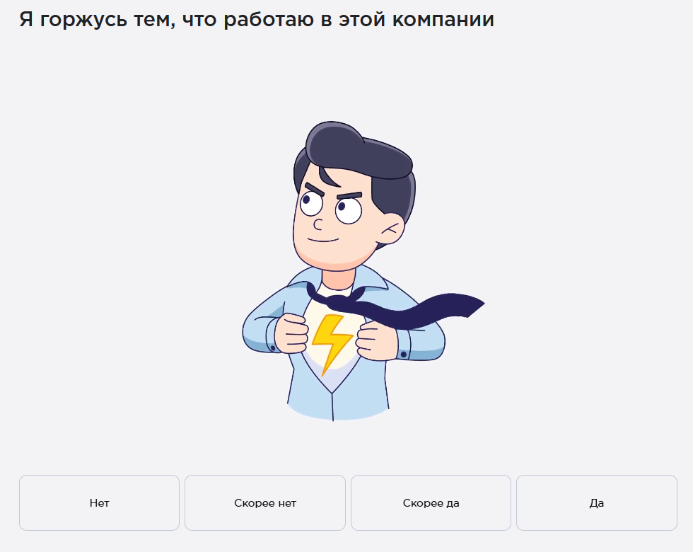 Вопрос для определения аффективной лояльности